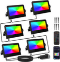 YAYZA! 42W RGBW Smart LED Flood Lights for Outdoor Use