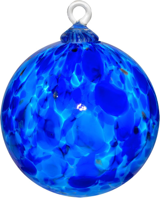 Handmade Blown Glass Ornament for Holiday Decor and Gifts
