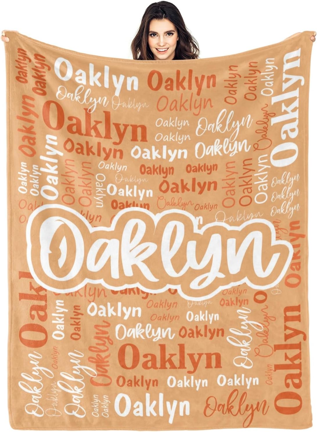 Personalized Custom Blanket with Name for Kids and Adults