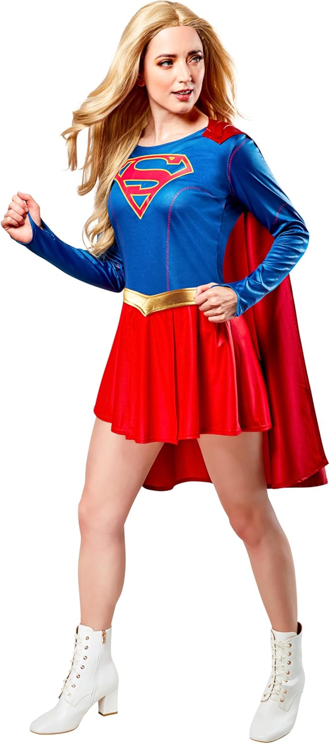 Supergirl Costume Dress for Women - Officially Licensed Outfit
