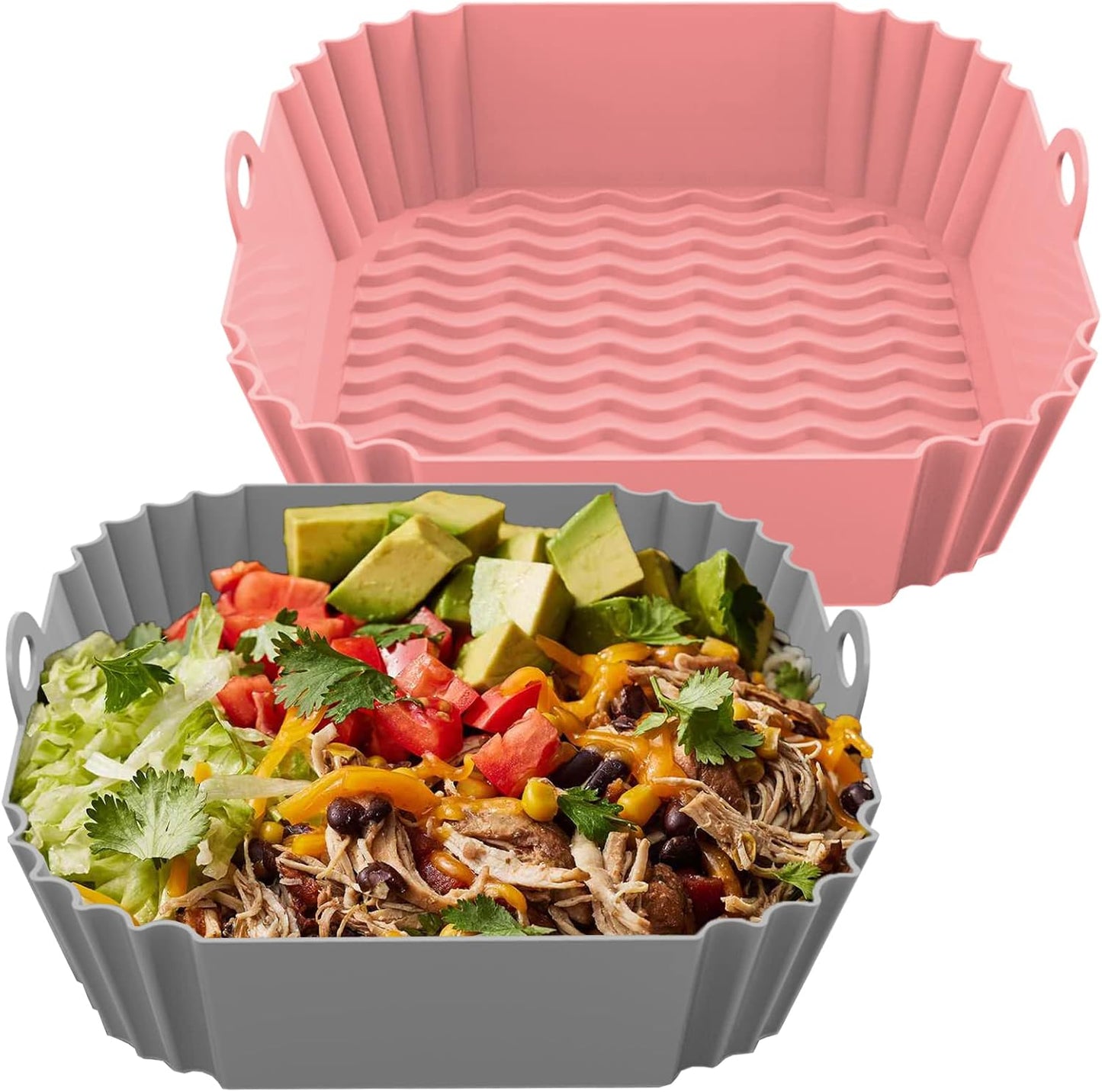 Reusable Silicone Air Fryer Liners - Easy Clean!