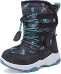 Winter Snow Boots for Boy and Girl - Waterproof Fur-Lined Kids Boots