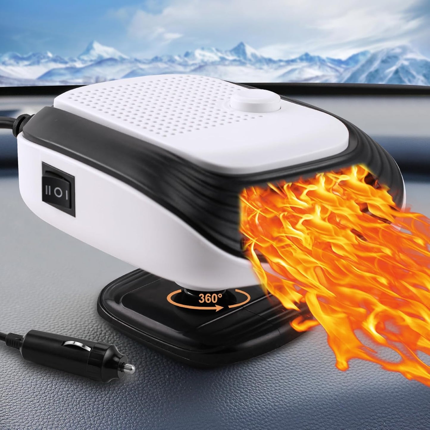 Fast Heat Car Defroster by HOGUWID