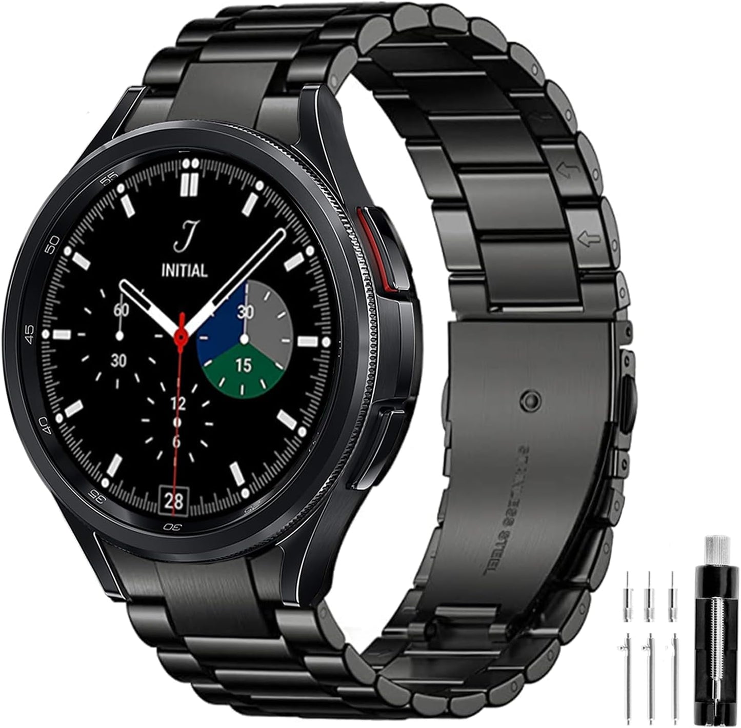 Elegant Stainless Steel Watch Band for Samsung Galaxy