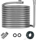 Morvat 150ft Stainless Steel Garden Hose for Outdoor Use