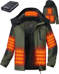 Heated Jackets for Men with 18400mAh Battery Pack - 8-Zone Warmth has