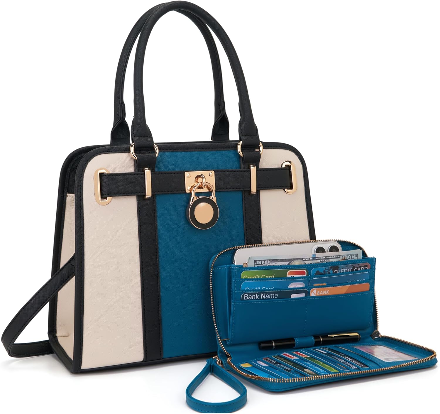 Stylish Handbags Sets For Women With Matching Wallet 2pcs