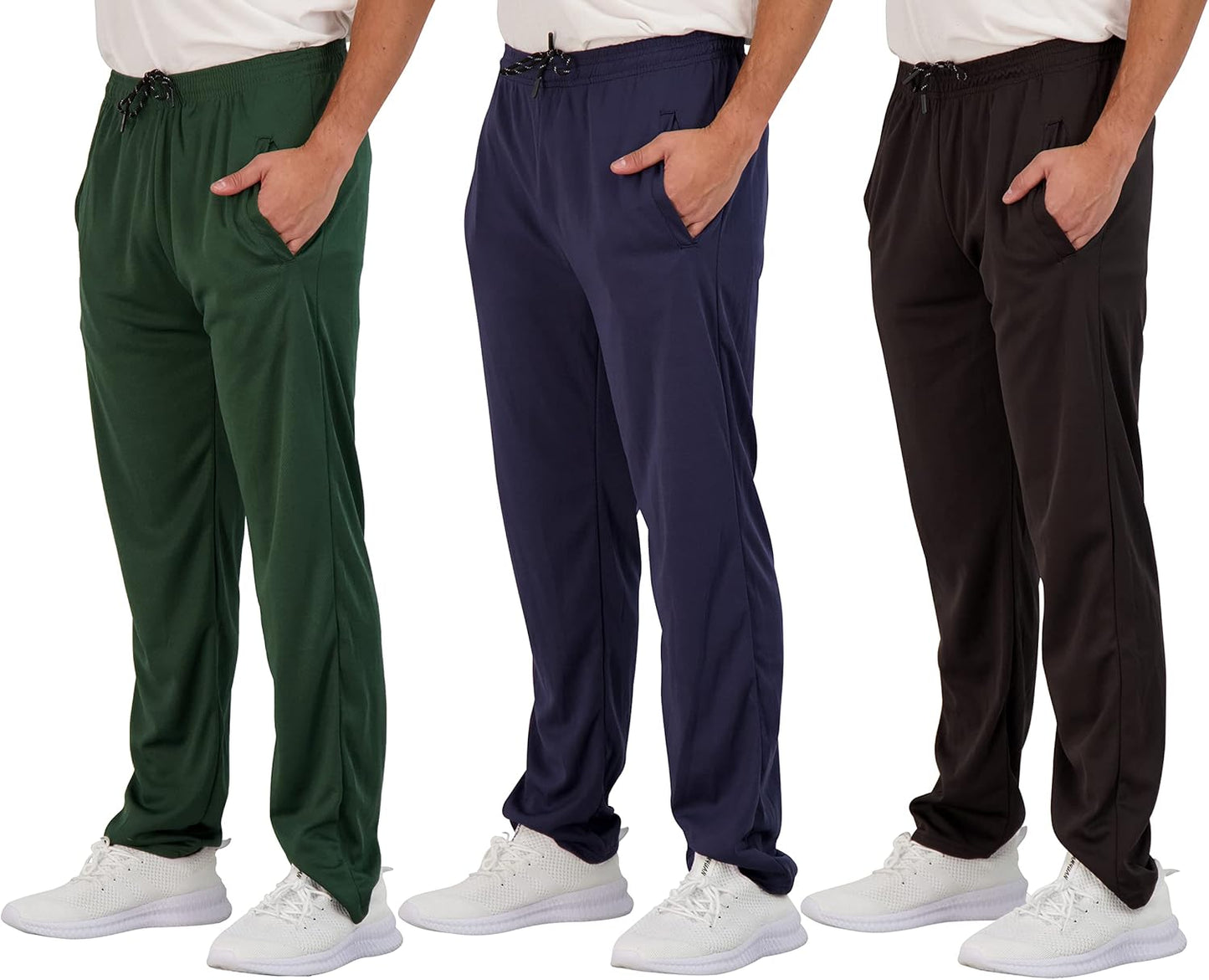 Men's Mesh Athletic Sweatpants for Gym and Casual Wear