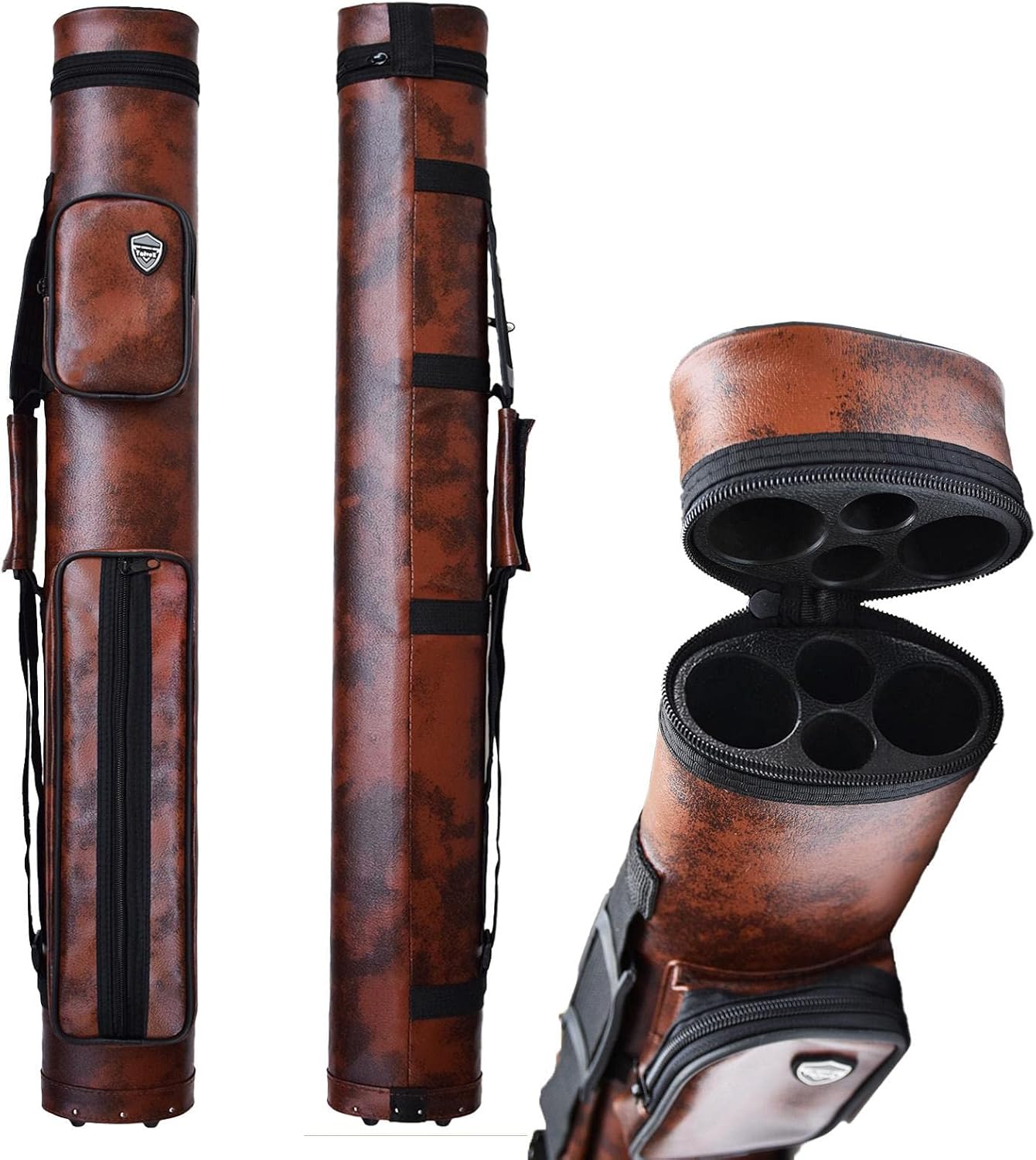 2x2 Hard Cue Case for Billiard Sticks - Durable and Stylish