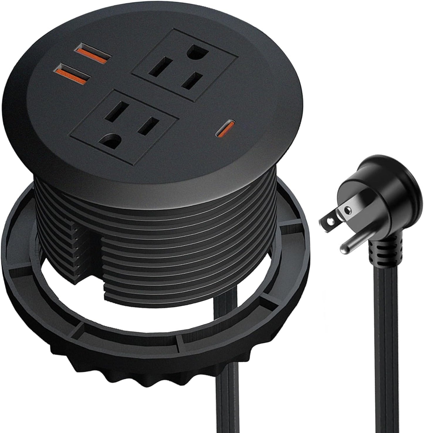 3 Inch Desktop Power Grommet for Fast Charging and Convenience