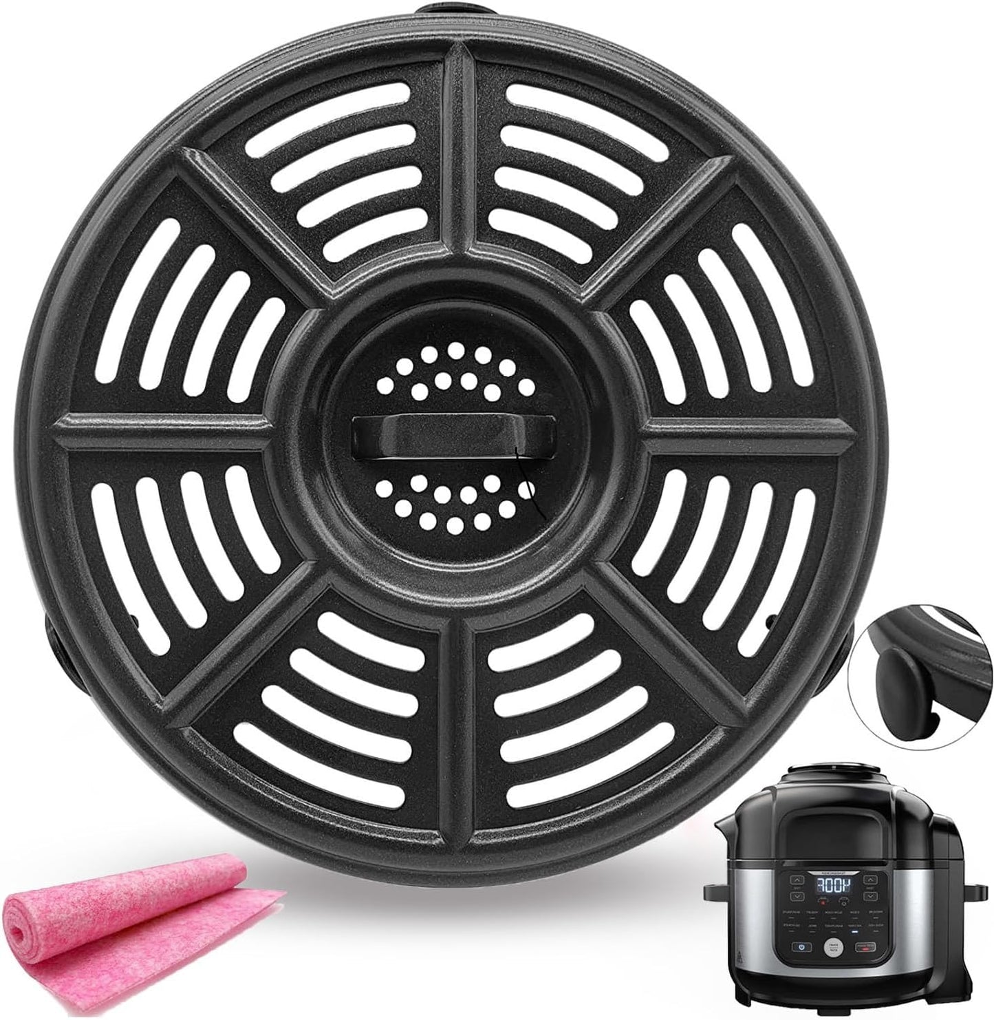 Ninja 6.5QT Air Fryer Crisper Plate: Enhanced Grilling 