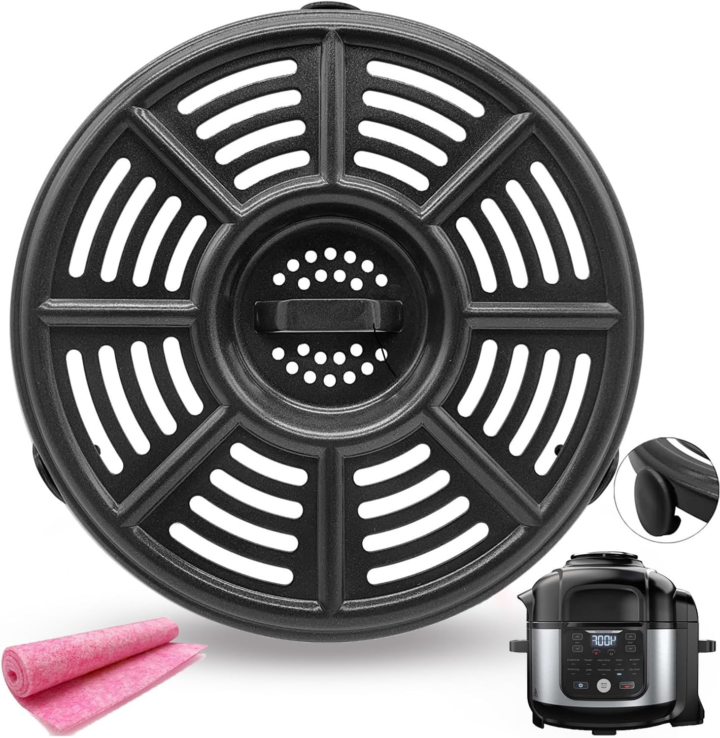 Ninja 6.5QT Air Fryer Crisper Plate: Enhanced Grilling 