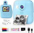 GKTZ Kids Camera Instant Print - 1080P HD Kids Instant Print Camera