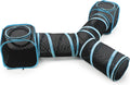 INTURN Cat Furniture Tent Playpen with 2 Cube + 3-Way Tunnel - Fresh