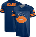 FOCO Men's Officially Licensed Throwback Primary Logo V-Neck Top