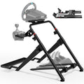 ARES WING Foldable Sim Racing Wheel Stand with Chair Slot - Space