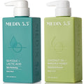 Exfoliating Glycolic Acid Body Wash & Coconut Body Lotion Set - Smooth
