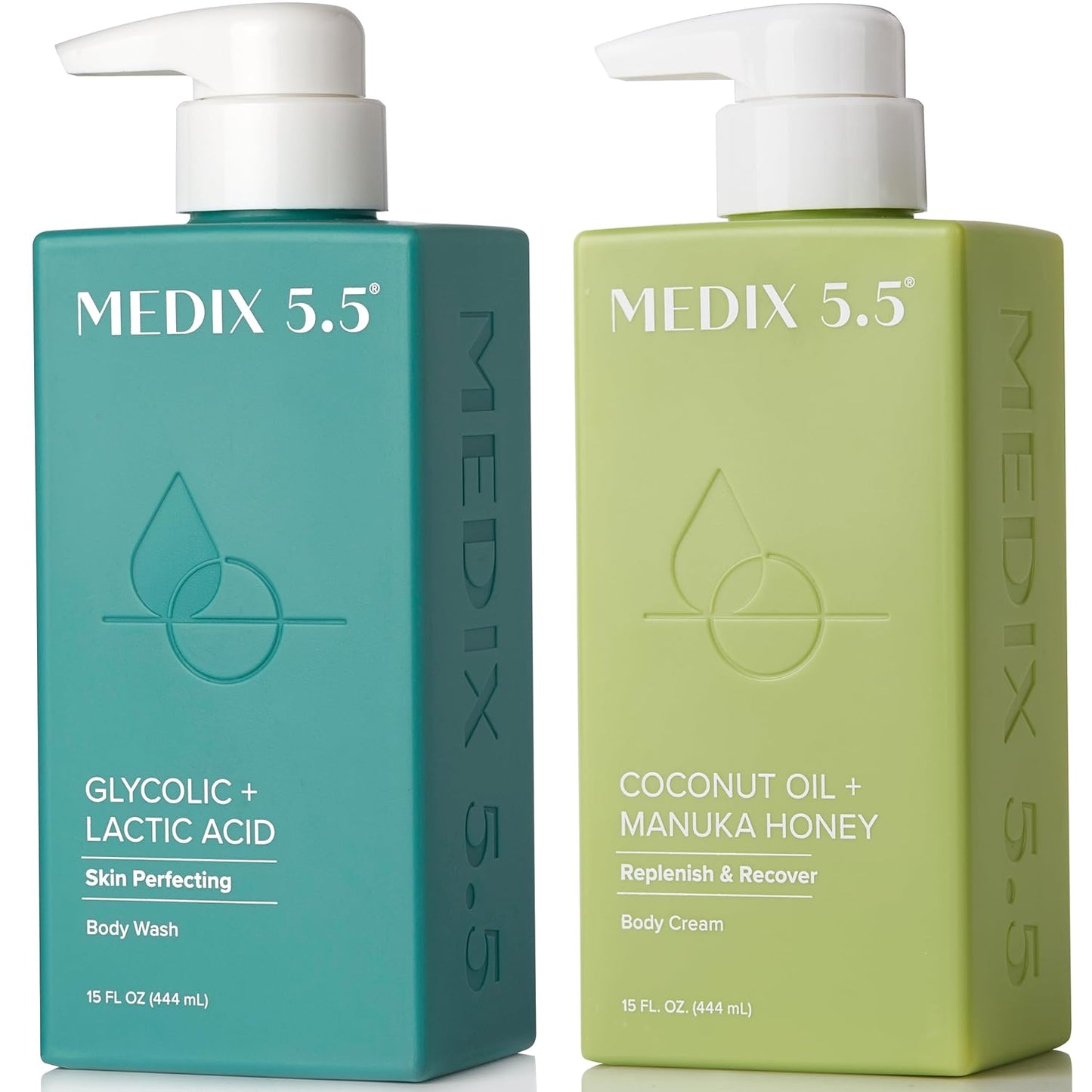 Exfoliating Glycolic Acid Body Wash & Coconut Lotion Set