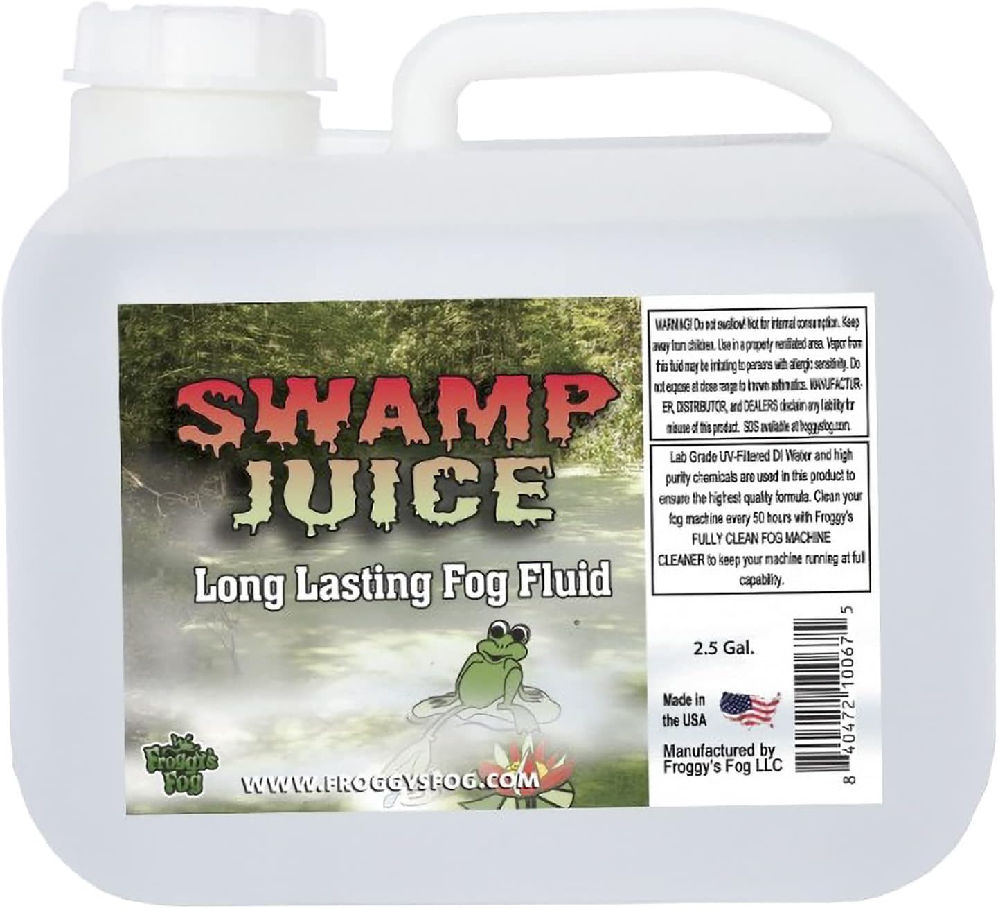 Swamp Juice Fog Fluid - Long Lasting for Home and Professional Use