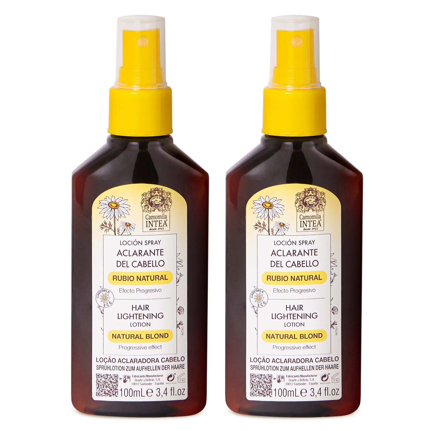 Camomila Intea Natural Blonde Hair Lightener Spray for Radiance