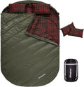 Double Sleeping Bag for Adults Queen Size - Cozy XXL for Couples