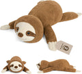 24in 5lbs Sloth Weighted Stuffed Animal Plush - Comfort Cuddle Pal