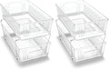 madesmart 2 Tier Organizer - Slide-Out Storage Baskets for Cabinets
