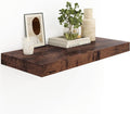 12ft Deep Floating Shelves for Wall 24ft Shelf Over Toilet - Rustic