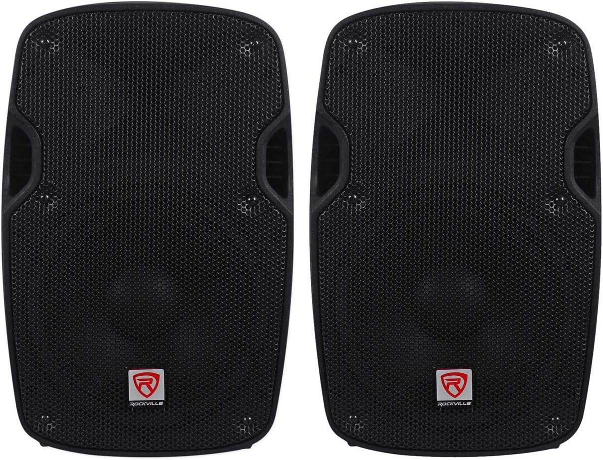 Rockville 2 SPG88 8 Passive DJ PA Speakers for Powerful Sound