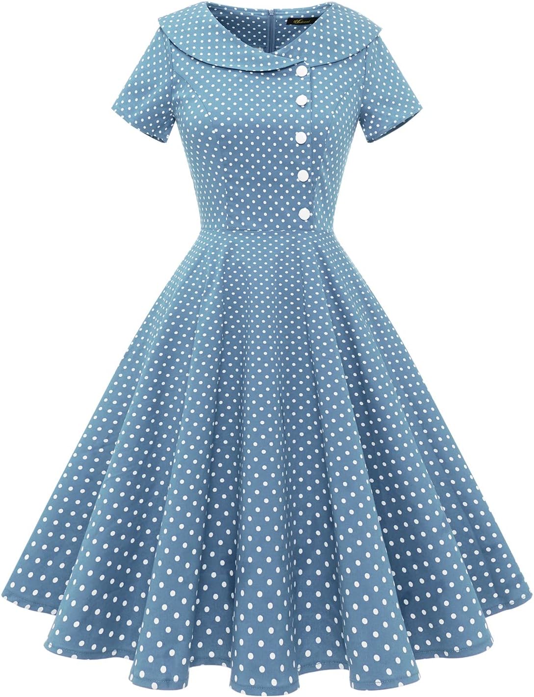 Wedtrend Women's 1950s Vintage Audrey Hepburn Style Dress
