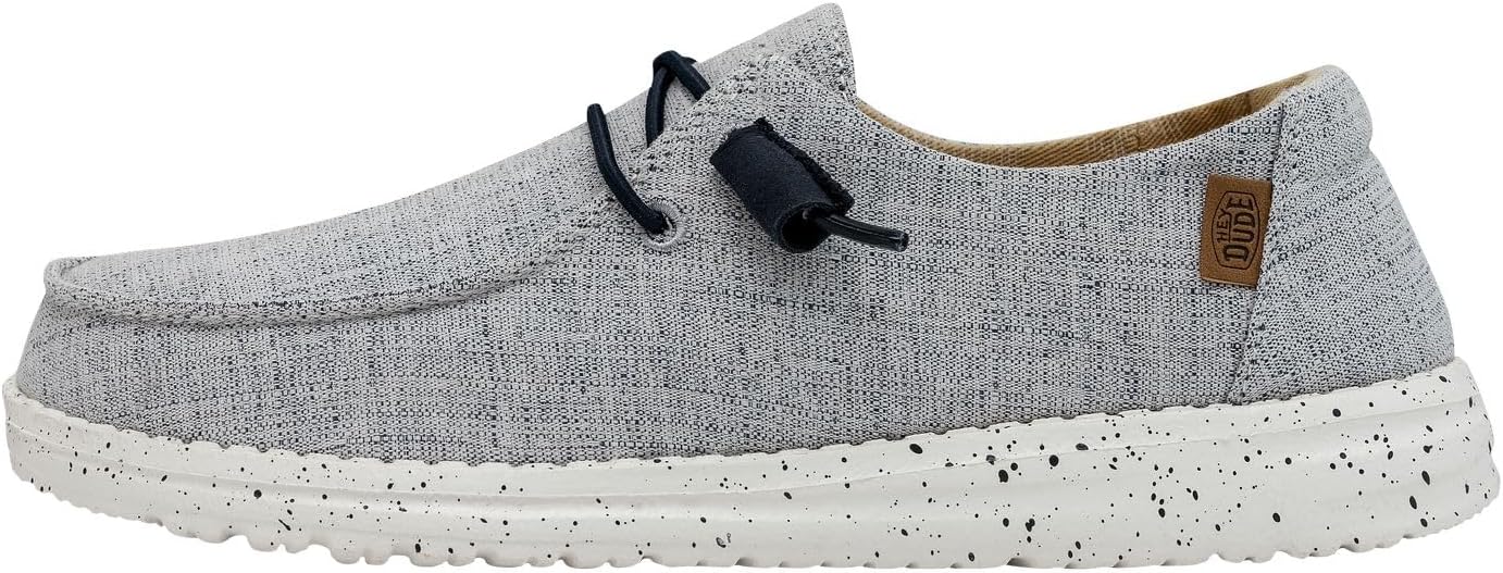 Hey Dude Women's Wendy Chambray Lace-Up Loafer for Comfort