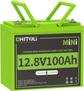 12V 100Ah Mini LiFePO4 Battery for RV, Marine, and Home Use