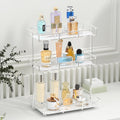 Bathroom Organizer Countertop Perfume Makeup Vanity Tray - Marble Look