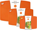 Silicone Thick Cutting Boards Mats Set of 3pcs - Flexible, Heat Safe