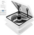14 RV Roof Vent Fan with LED Light for Optimal Airflow