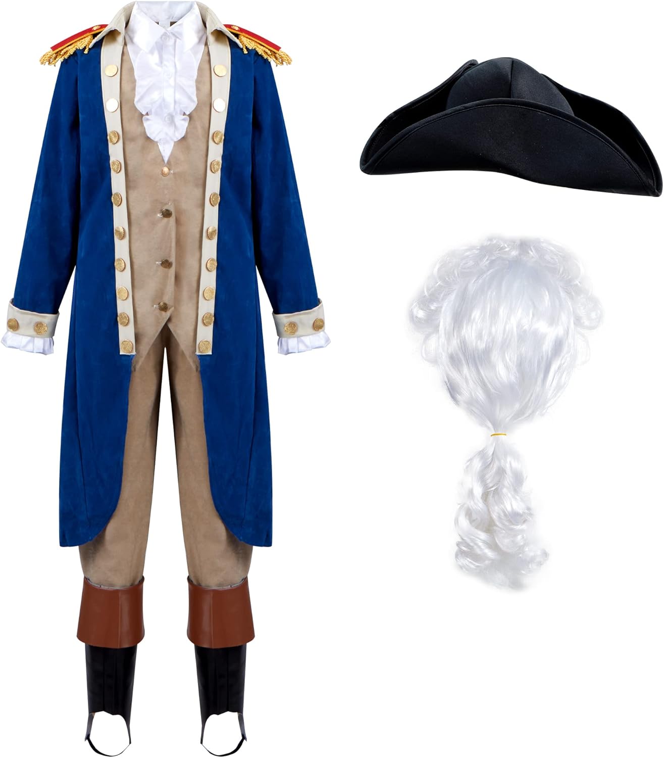 George Washington Costume for Kids - Perfect for Halloween Fun