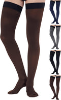 Thigh High Compression Socks for Men 20-30 mmHg - Full Length Support