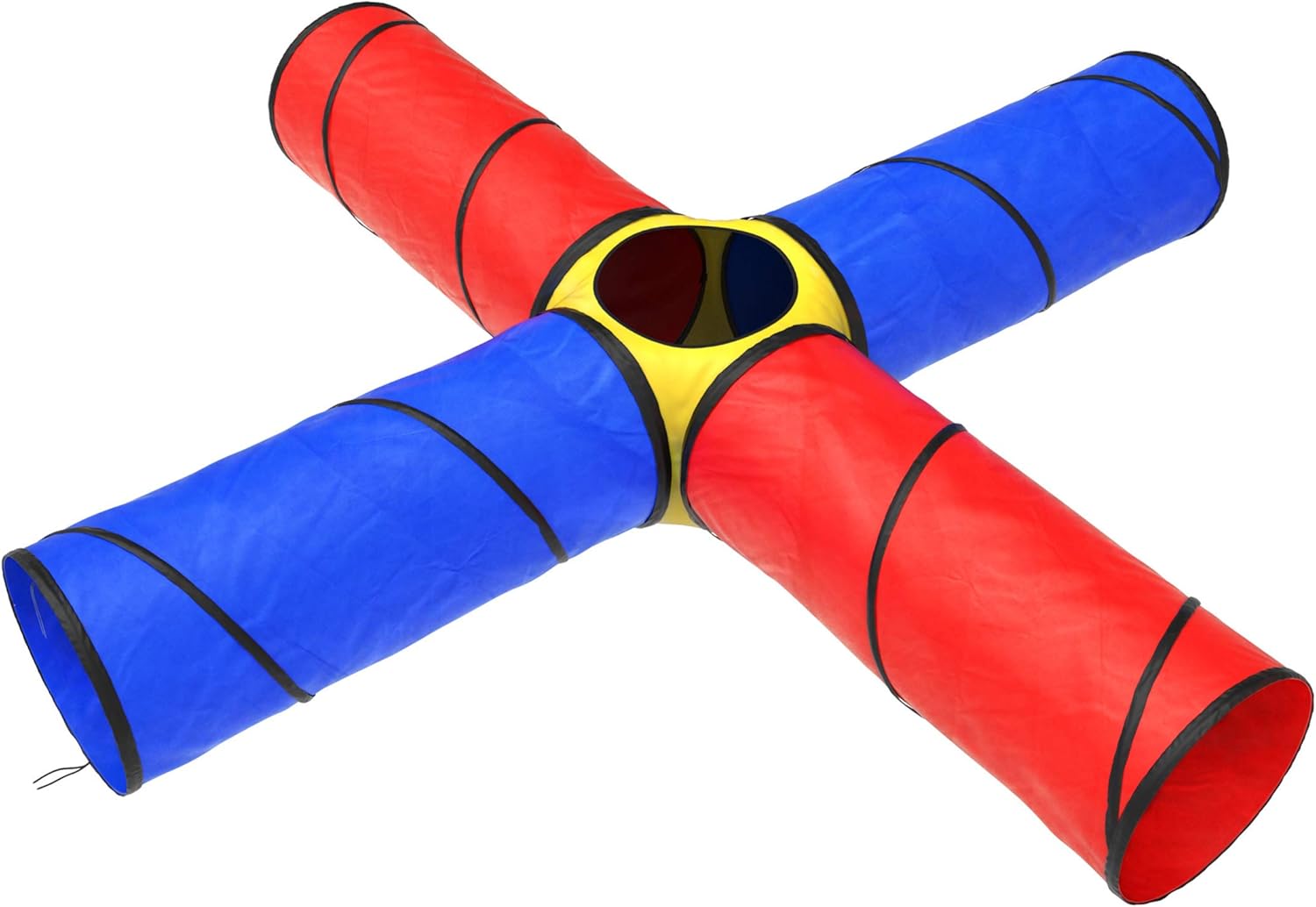 Portable Multicolor Kids Play Tunnel by Hey! Play!