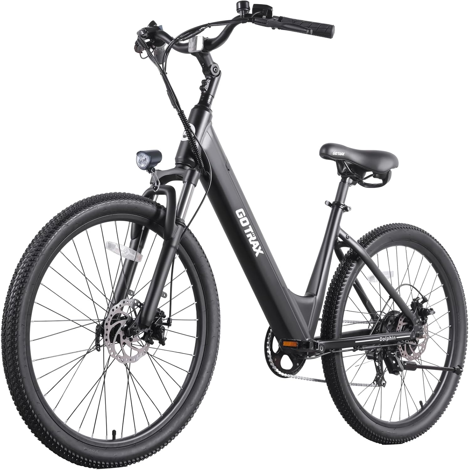 Gotrax Dolphin 26in Electric Bike with 30 Mile Range & 20MPH Speed