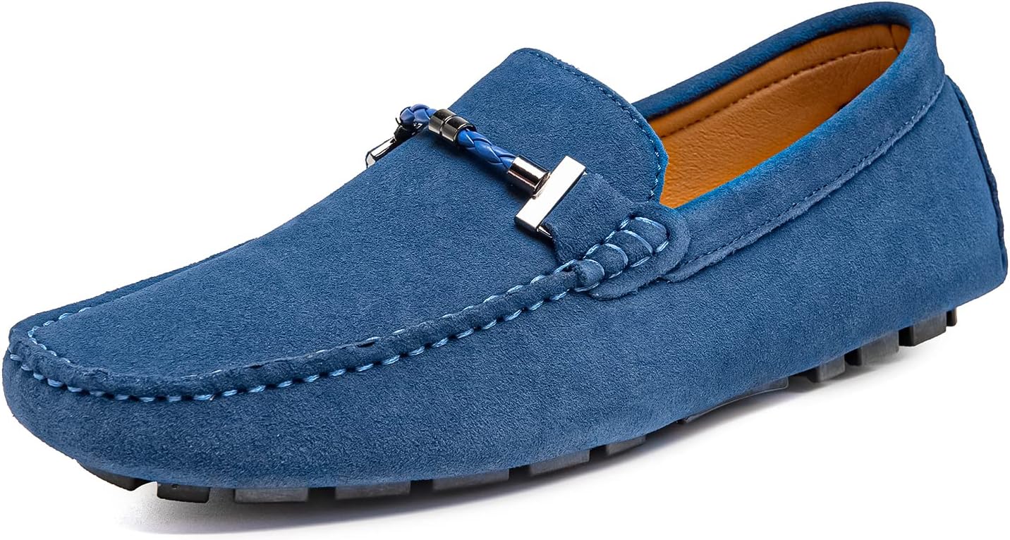 Go Tour Men's Penny Loafers Moccasin Driving Shoes for Comfort