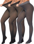 Fleece Lined Winter Tights Women - Thermal Warm Opaque Pantyhose