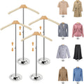 20-35 Inch Height Adjustable Shirt Display Stand - Adjustable 4-Pack