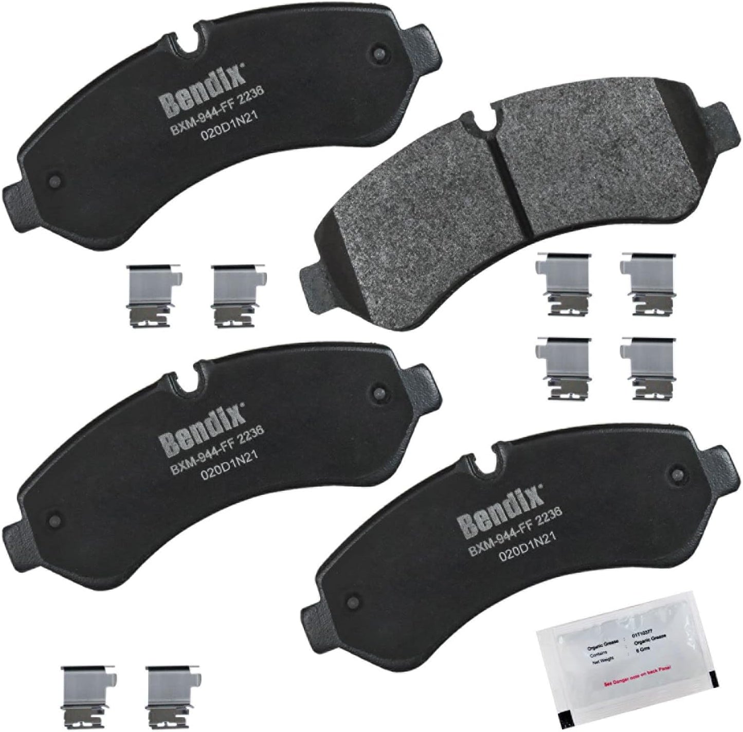 Bendix Priority1 CFM2236 Semi-Metallic Brake Pads for Sprinter