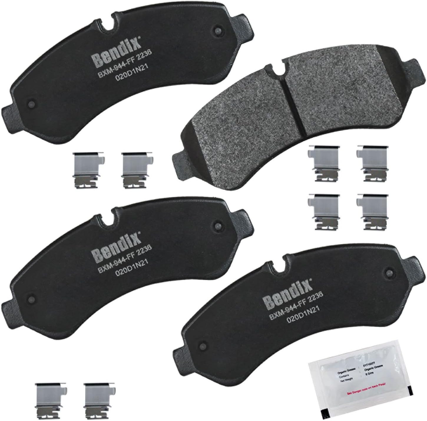 Bendix Priority1 CFM2236 Semi-Metallic Brake Pads for Sprinter
