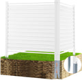 VEVOR 48in W x 48in H Vinyl Privacy Fence Panels for Outdoor Use