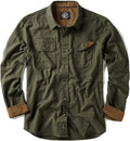 CQR Men's 100% Cotton Button Down Flannel Shirt - Warm, Soft Fit Tesla