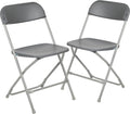 Flash Furniture Hercules Plastic Folding Chair 2-Pack - Durable