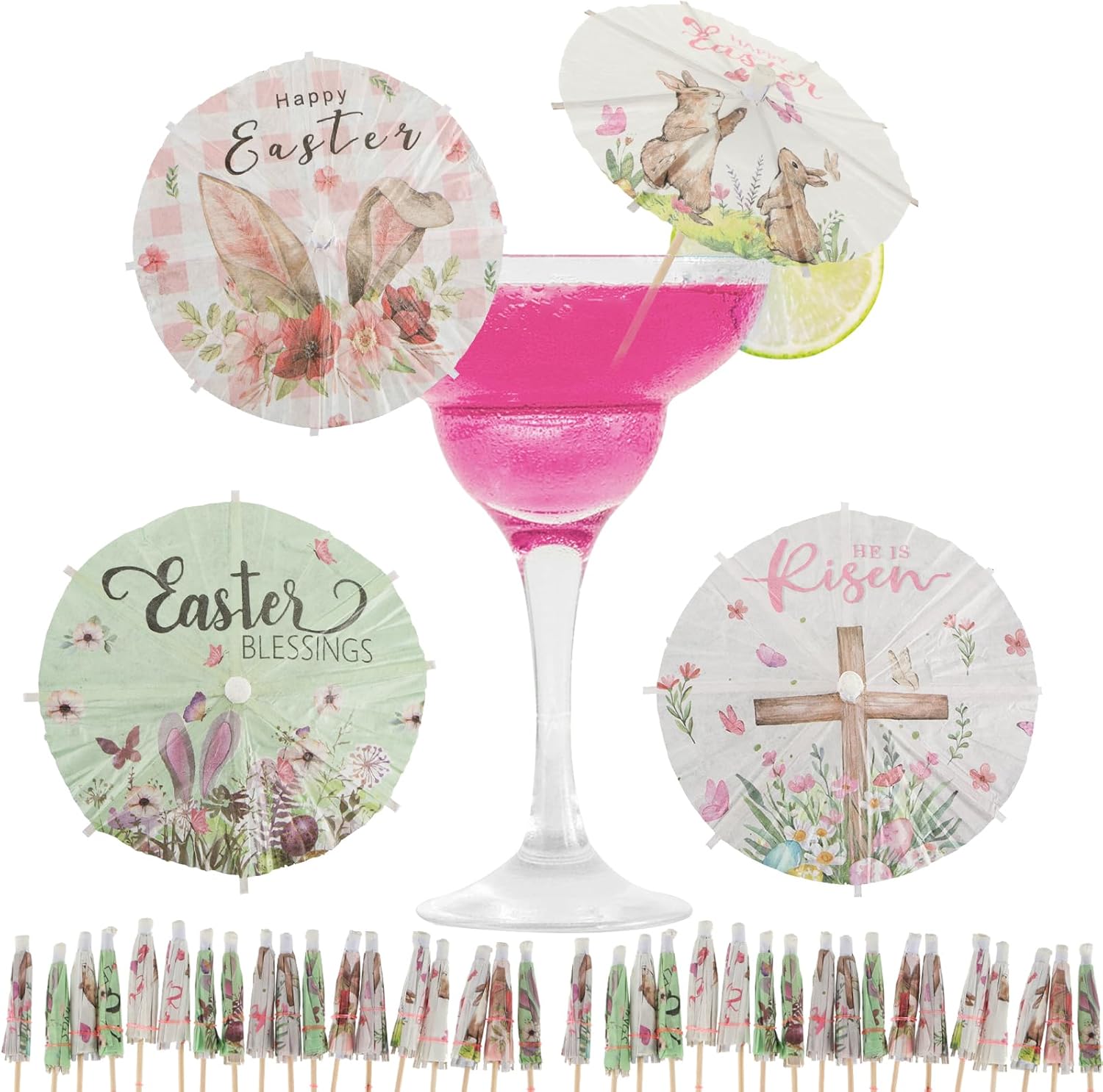 200 Cocktail Umbrella Toothpicks - Fun Party Decor!