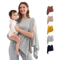 Nursing Cover for Breastfeeding - Soft Privacy Poncho for Moms