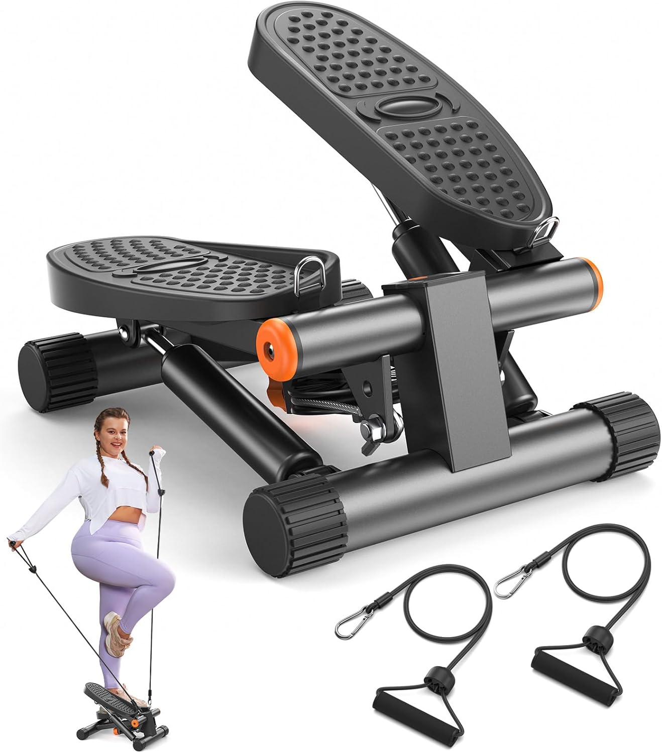 Niceday Hydraulic Stepper: 300LBS Capacity, Home Workout